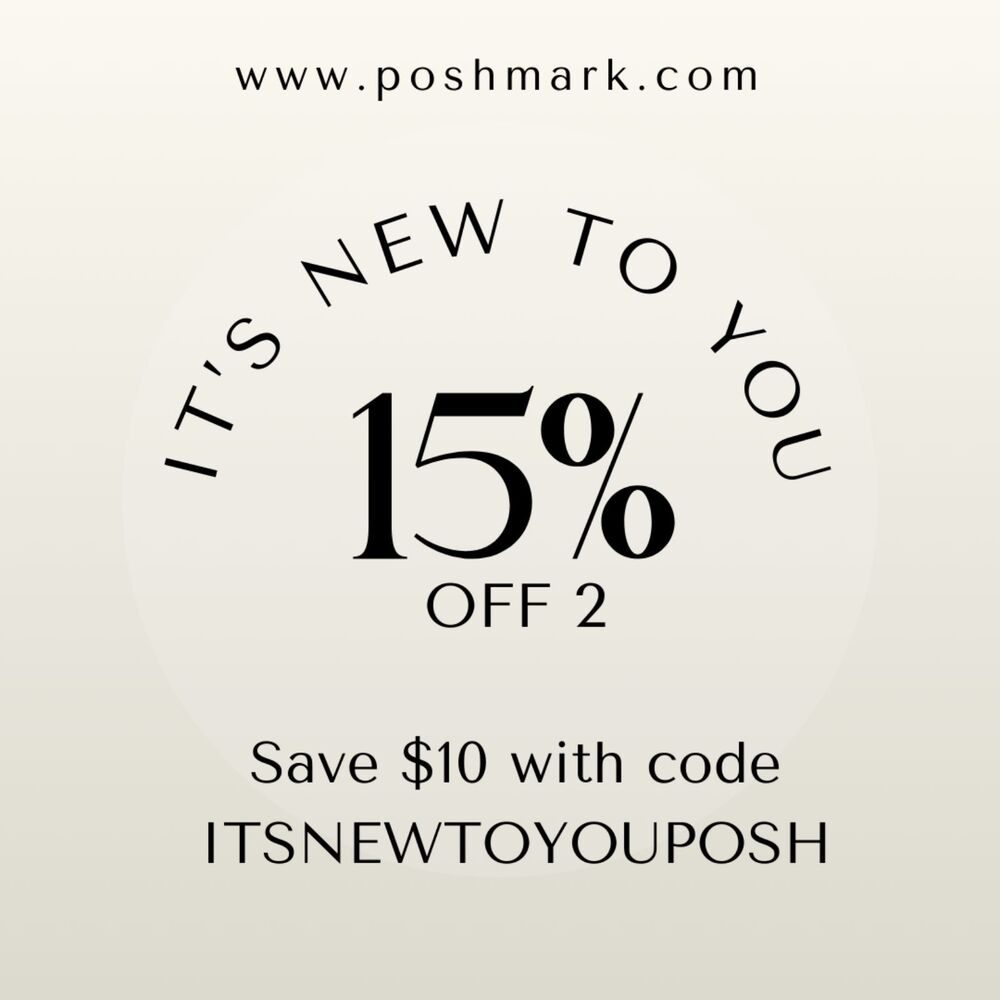 Poshmark 15% off 2